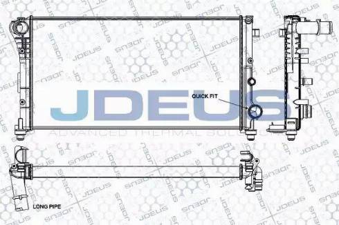 Jdeus RA0111310 - Радіатор, охолодження двигуна autozip.com.ua