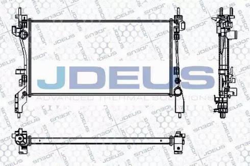 Jdeus RA0111290 - Радіатор, охолодження двигуна autozip.com.ua