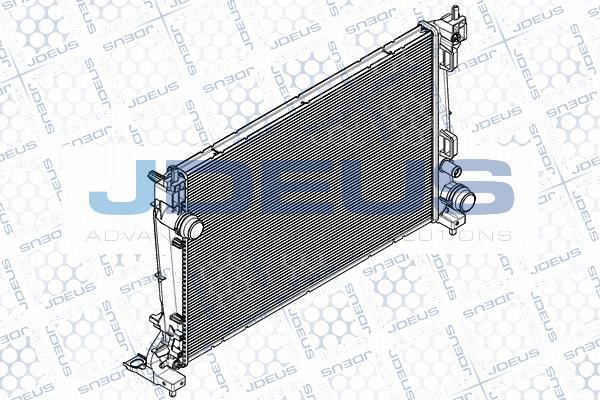 Jdeus RA0111260 - Радіатор, охолодження двигуна autozip.com.ua