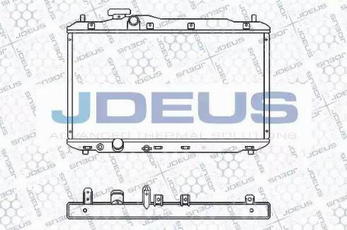 Jdeus RA0130090 - Радіатор, охолодження двигуна autozip.com.ua