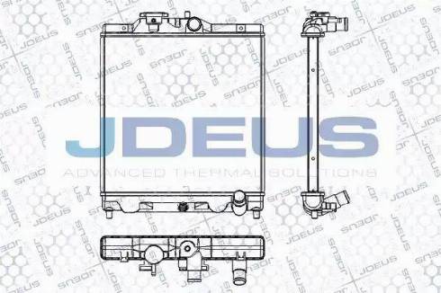 Jdeus RA0130050 - Радіатор, охолодження двигуна autozip.com.ua