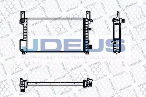Jdeus RA0120950 - Радіатор, охолодження двигуна autozip.com.ua