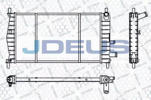 Jdeus RA0120960 - Радіатор, охолодження двигуна autozip.com.ua