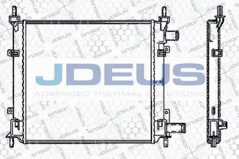 Jdeus RA0120970 - Радіатор, охолодження двигуна autozip.com.ua