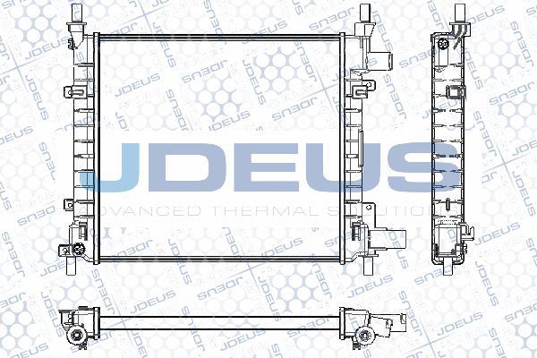 Jdeus RA0120971 - Радіатор, охолодження двигуна autozip.com.ua