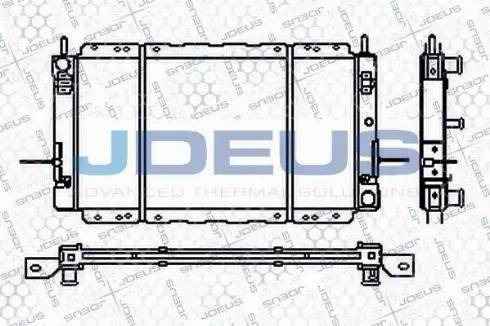 Jdeus RA0120591 - Радіатор, охолодження двигуна autozip.com.ua