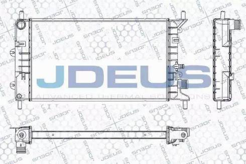 Jdeus RA0120550 - Радіатор, охолодження двигуна autozip.com.ua