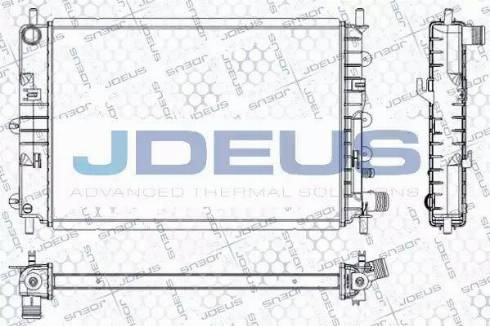 Jdeus RA0120560 - Радіатор, охолодження двигуна autozip.com.ua