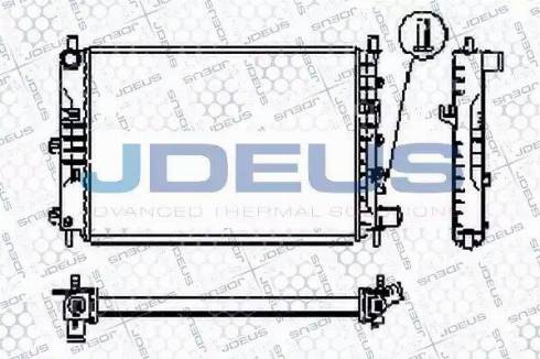 Jdeus RA0120561 - Радіатор, охолодження двигуна autozip.com.ua