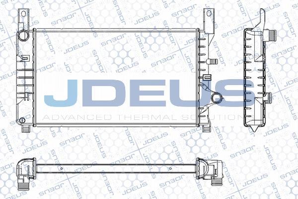 Jdeus RA0120520 - Радіатор, охолодження двигуна autozip.com.ua