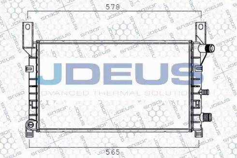 Jdeus RA0120620 - Радіатор, охолодження двигуна autozip.com.ua