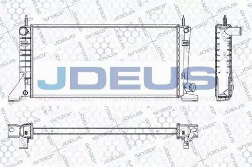 Jdeus RA0120110 - Радіатор, охолодження двигуна autozip.com.ua