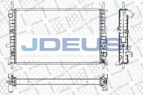 Jdeus RA0120870 - Радіатор, охолодження двигуна autozip.com.ua