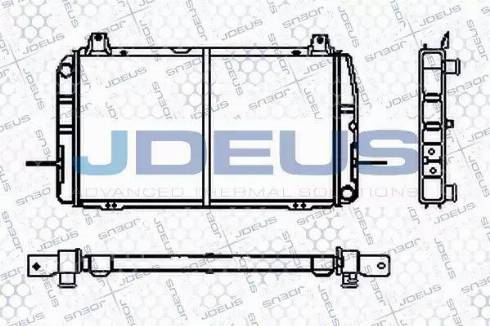 Jdeus RA0120382 - Радіатор, охолодження двигуна autozip.com.ua