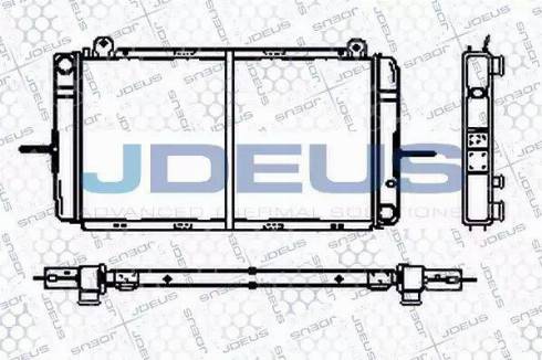 Jdeus RA0120372 - Радіатор, охолодження двигуна autozip.com.ua