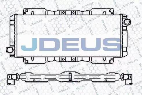Jdeus RA0120740 - Радіатор, охолодження двигуна autozip.com.ua