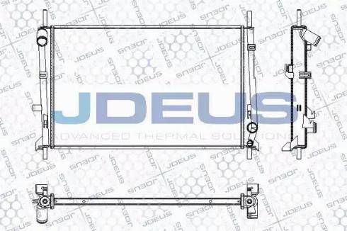 Jdeus RA0120751 - Радіатор, охолодження двигуна autozip.com.ua