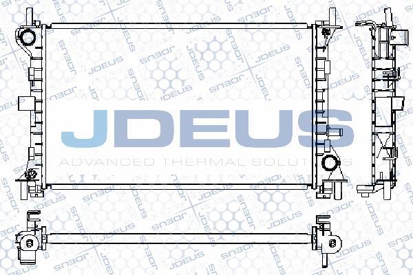 Jdeus RA0121050 - Радіатор, охолодження двигуна autozip.com.ua