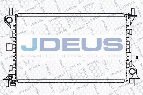 Jdeus RA0121060 - Радіатор, охолодження двигуна autozip.com.ua
