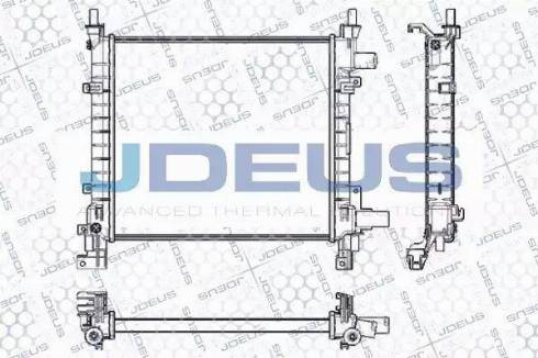 Jdeus RA0121001 - Радіатор, охолодження двигуна autozip.com.ua