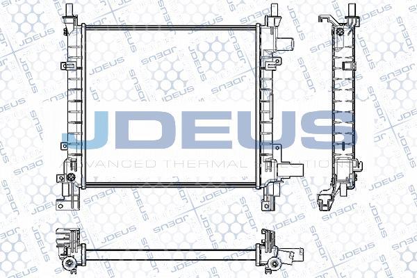 Jdeus RA0121002 - Радіатор, охолодження двигуна autozip.com.ua