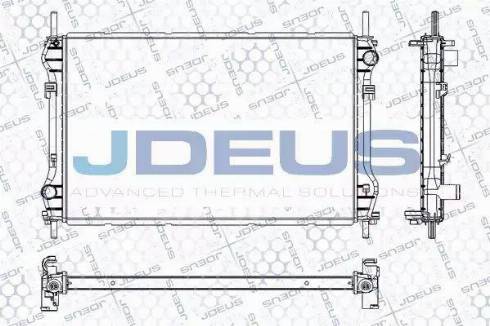 Jdeus RA0121010 - Радіатор, охолодження двигуна autozip.com.ua