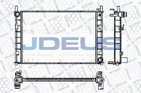 Jdeus RA0121070 - Радіатор, охолодження двигуна autozip.com.ua