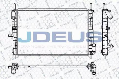 Jdeus RA0121120 - Радіатор, охолодження двигуна autozip.com.ua