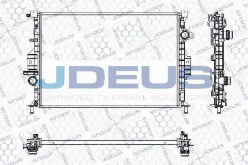Jdeus RA0121200 - Радіатор, охолодження двигуна autozip.com.ua
