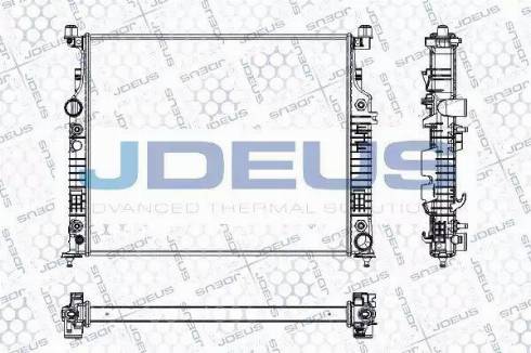 Jdeus RA0170940 - Радіатор, охолодження двигуна autozip.com.ua