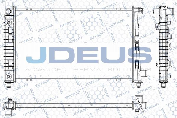 Jdeus RA0170900 - Радіатор, охолодження двигуна autozip.com.ua