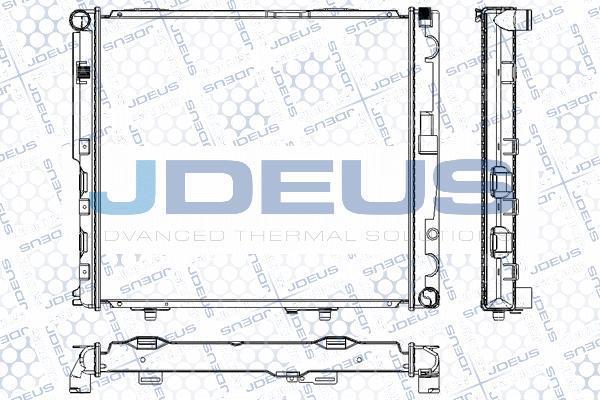 Jdeus RA0170490 - Радіатор, охолодження двигуна autozip.com.ua