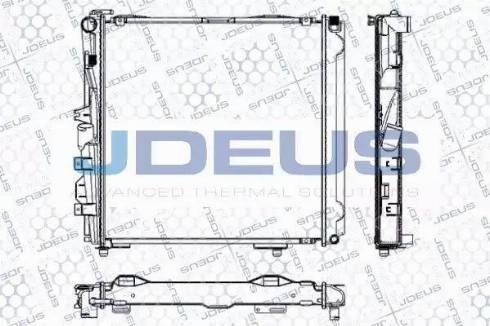 Jdeus RA0170530 - Радіатор, охолодження двигуна autozip.com.ua