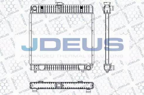 Jdeus RA0170041 - Радіатор, охолодження двигуна autozip.com.ua