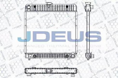 Jdeus RA0170051 - Радіатор, охолодження двигуна autozip.com.ua