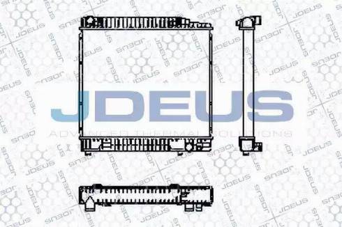 Jdeus RA0170060 - Радіатор, охолодження двигуна autozip.com.ua