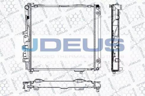 Jdeus RA0170190 - Радіатор, охолодження двигуна autozip.com.ua