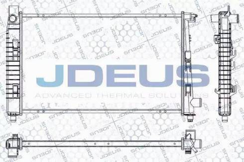 Jdeus RA0170850 - Радіатор, охолодження двигуна autozip.com.ua