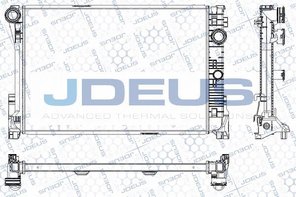 Jdeus RA0170820 - Радіатор, охолодження двигуна autozip.com.ua