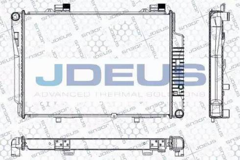 Jdeus RA0170340 - Радіатор, охолодження двигуна autozip.com.ua