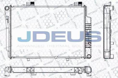 Jdeus RA0170360 - Радіатор, охолодження двигуна autozip.com.ua