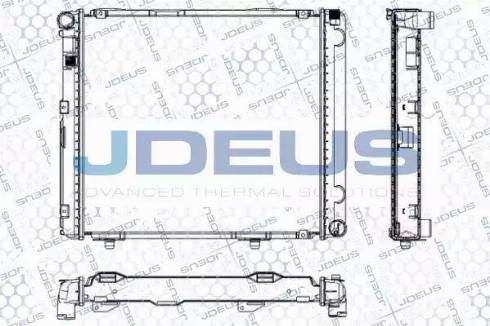 Jdeus RA0170300 - Радіатор, охолодження двигуна autozip.com.ua