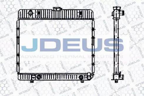 Jdeus RA0170260 - Радіатор, охолодження двигуна autozip.com.ua