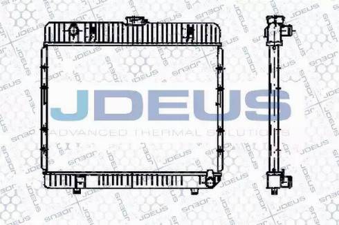 Jdeus RA0170270 - Радіатор, охолодження двигуна autozip.com.ua