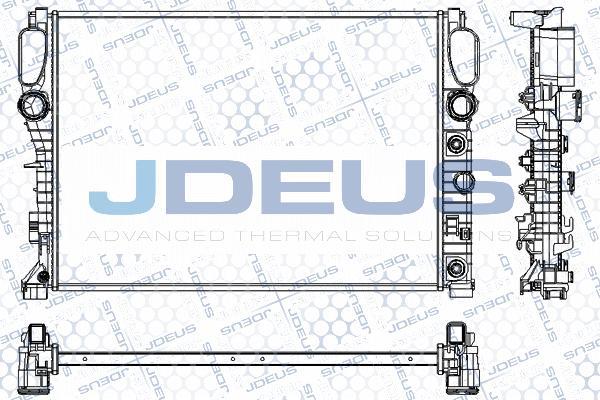 Jdeus RA0170720 - Радіатор, охолодження двигуна autozip.com.ua