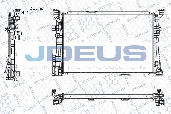 Jdeus RA0171040 - Радіатор, охолодження двигуна autozip.com.ua