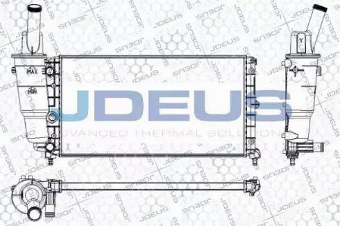 Jdeus RA0360060 - Радіатор, охолодження двигуна autozip.com.ua