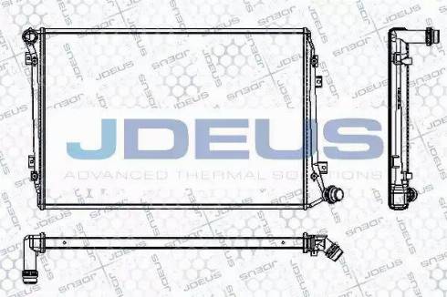 Jdeus RA0300490 - Радіатор, охолодження двигуна autozip.com.ua