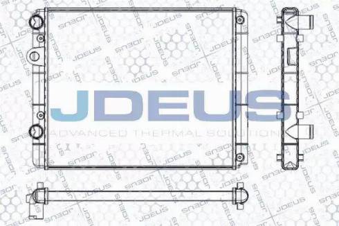Jdeus RA0300400 - Радіатор, охолодження двигуна autozip.com.ua