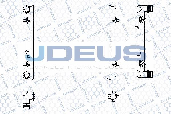 Jdeus RA0300420 - Радіатор, охолодження двигуна autozip.com.ua